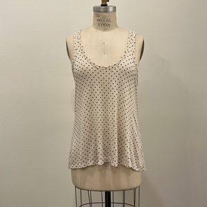 Theory Polka Dot Tank Top Size S
